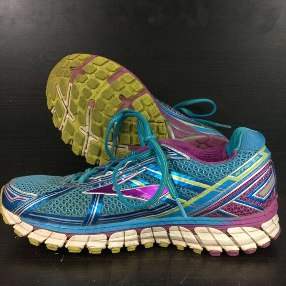 Brooks Adrenaline GTS 15-Women Sz 10.5(B) Blue Running Jogging Shoes 1201741B498 - Picture 1 of 9